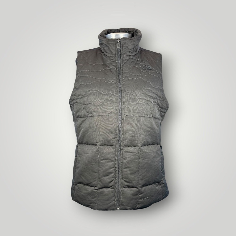 The North‎ Face Rhea Down Vest 550 Womens Medium Dark Gray Outdoor